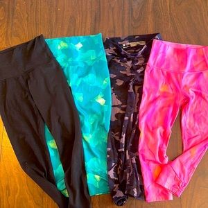 All in motion brand Girls leggings size small 6/7